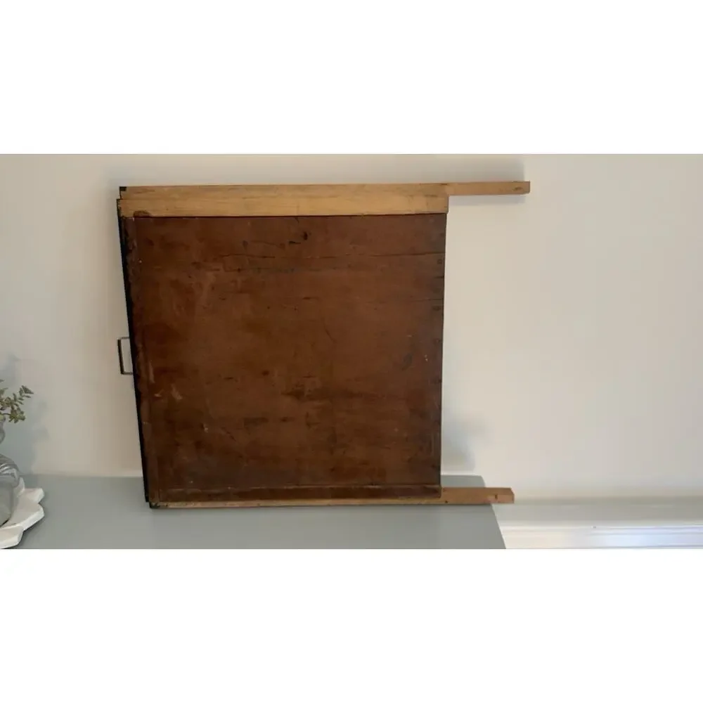 Antique Letterpress Wood Type Drawer Hamilton Helvetica Typography Shadow Box